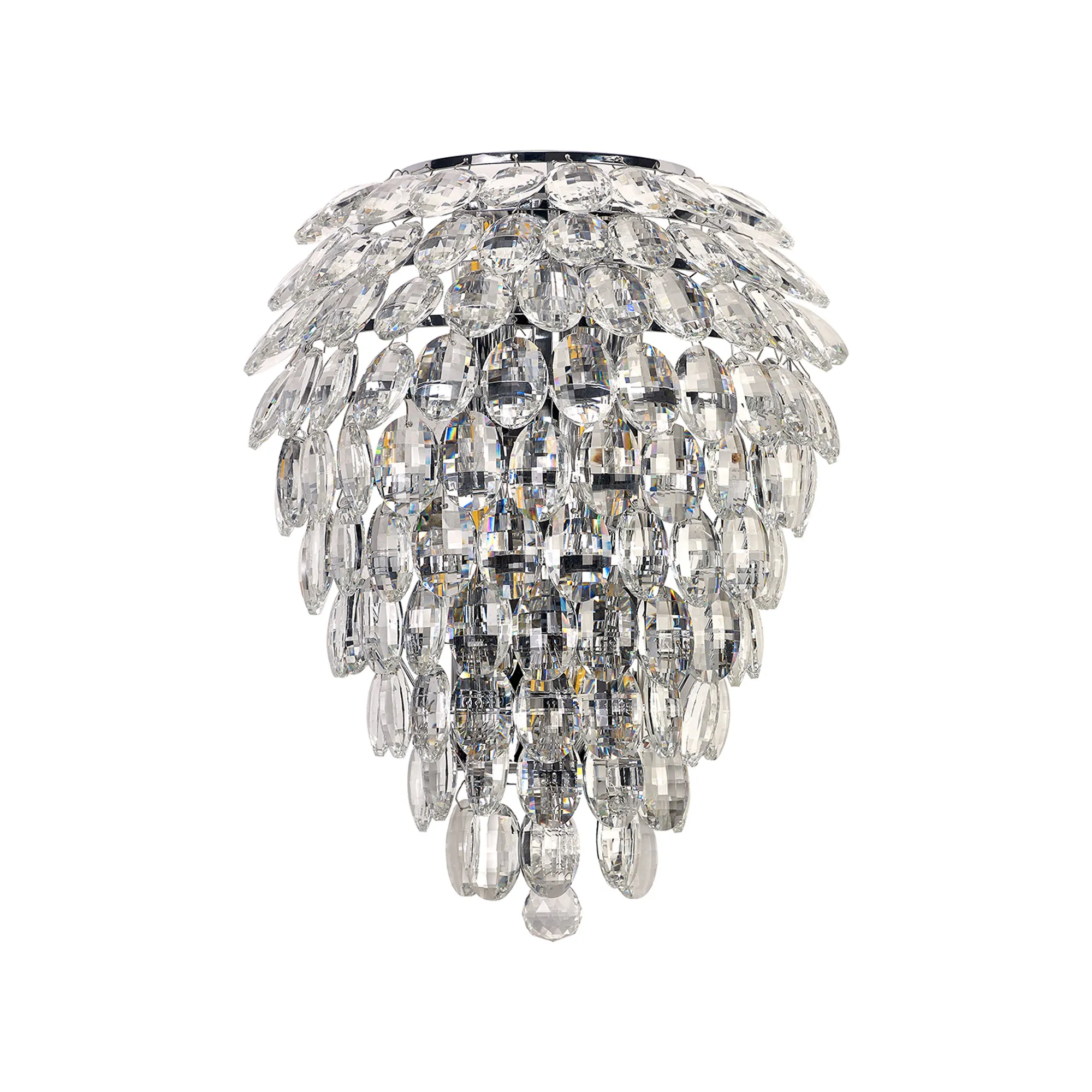 Coniston IP Tall Wall Lamp 6 Light Polished Chrome IL32912  Diyas Coniston IP